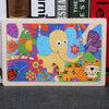 80PCS Wooden Educational Toys Educational Development Baby Kids Training Toys Children Animal Puzzle