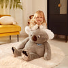Giant Koala Stuffed Animal Plush Toy,Large Jumbo Koala 30" Gray Huge Cute Soft Toys,Big Size Fluffy Plushy Fat Oversized Plushie,Gifts for Kids Girls Boys Girlfriend Children