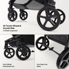 Wiz 2-In-1 Baby Stroller with Bassinet Mode, Reversible Seat and Large Canopy, Khaki, 22.3LB, Unisex