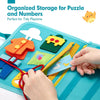 Toddler Toys 1-3 for Boys Girls, Learning Toys for 1 2 3 Year Old Boys Girls, Early Educational Montessori Busy Board, Birthday Gifts Toys for 2-3 Years