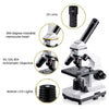 100X-2000X Microscope, Compound Powerful Biological Microscope for Kids Adults