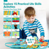 Toddler Toys 1-3 for Boys Girls, Learning Toys for 1 2 3 Year Old Boys Girls, Early Educational Montessori Busy Board, Birthday Gifts Toys for 2-3 Years