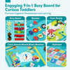Toddler Toys 1-3 for Boys Girls, Learning Toys for 1 2 3 Year Old Boys Girls, Early Educational Montessori Busy Board, Birthday Gifts Toys for 2-3 Years